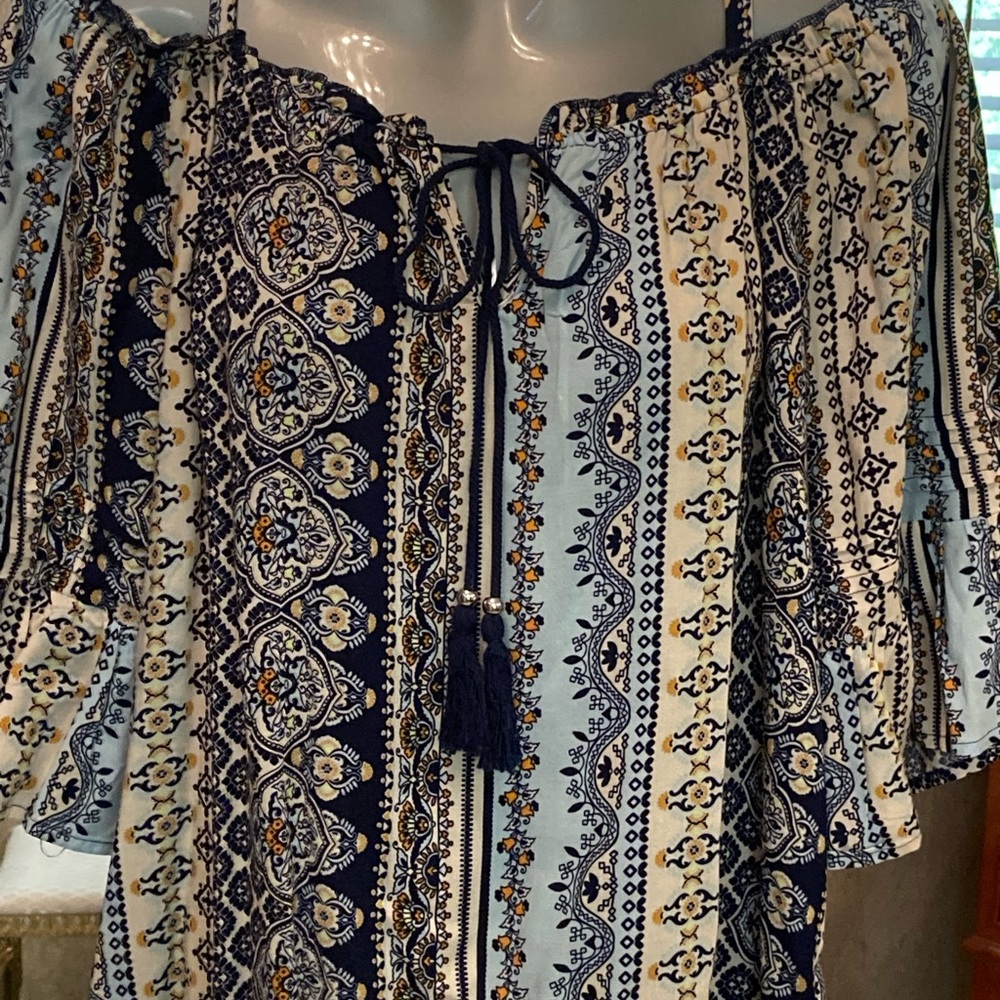 Est.1946 off the shoulder boho top